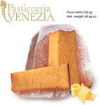 Pandoro Artigianale Classico da 750gr, Impasto con Lievito Madre e Lievitazione Naturale, Materie Prime di Alta Qualità Made in Italy
