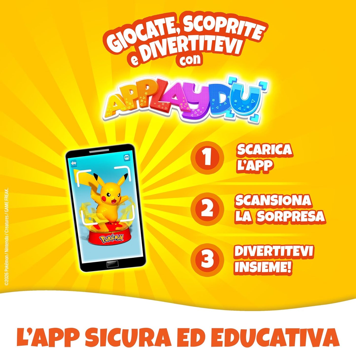 Kinder GranSorpresa Gigante Pokemon, Uovo di Pasqua Kinder 2026 di Finissimo Cioccolato al Latte con Doppia Sorpresa Pokemon, 320 g