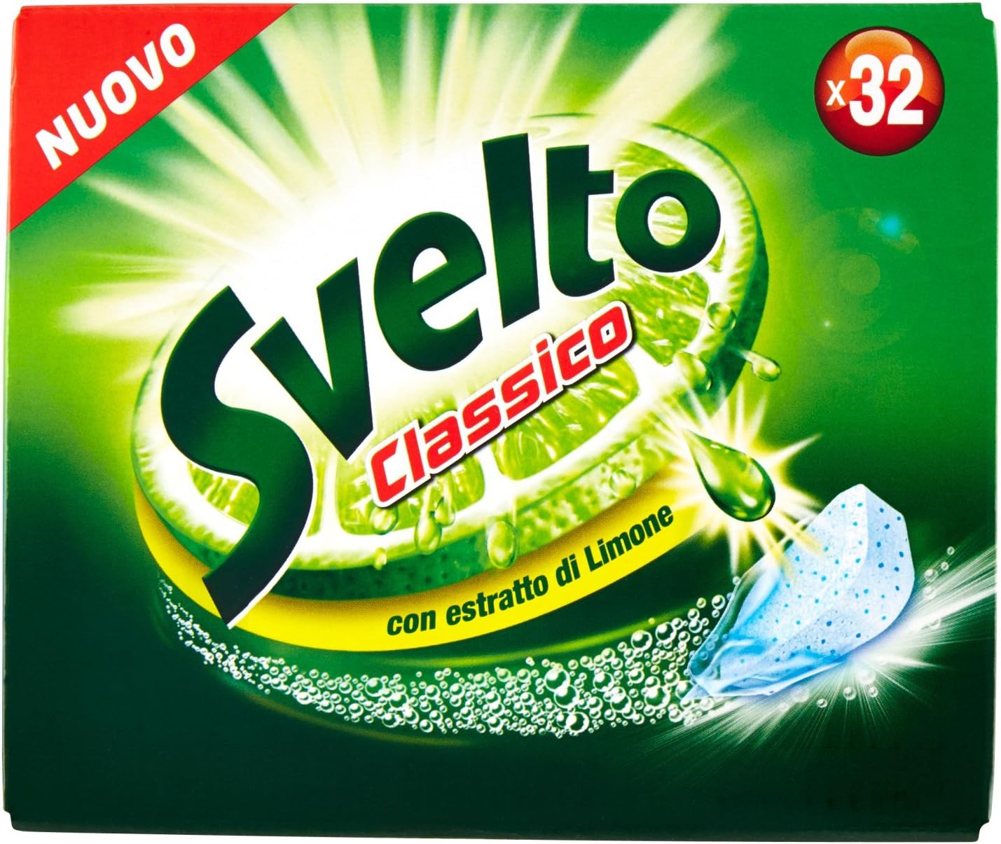 SVELTO LAVASTOVIGLIE CLASSICO 32 TABS - Confezione da 6