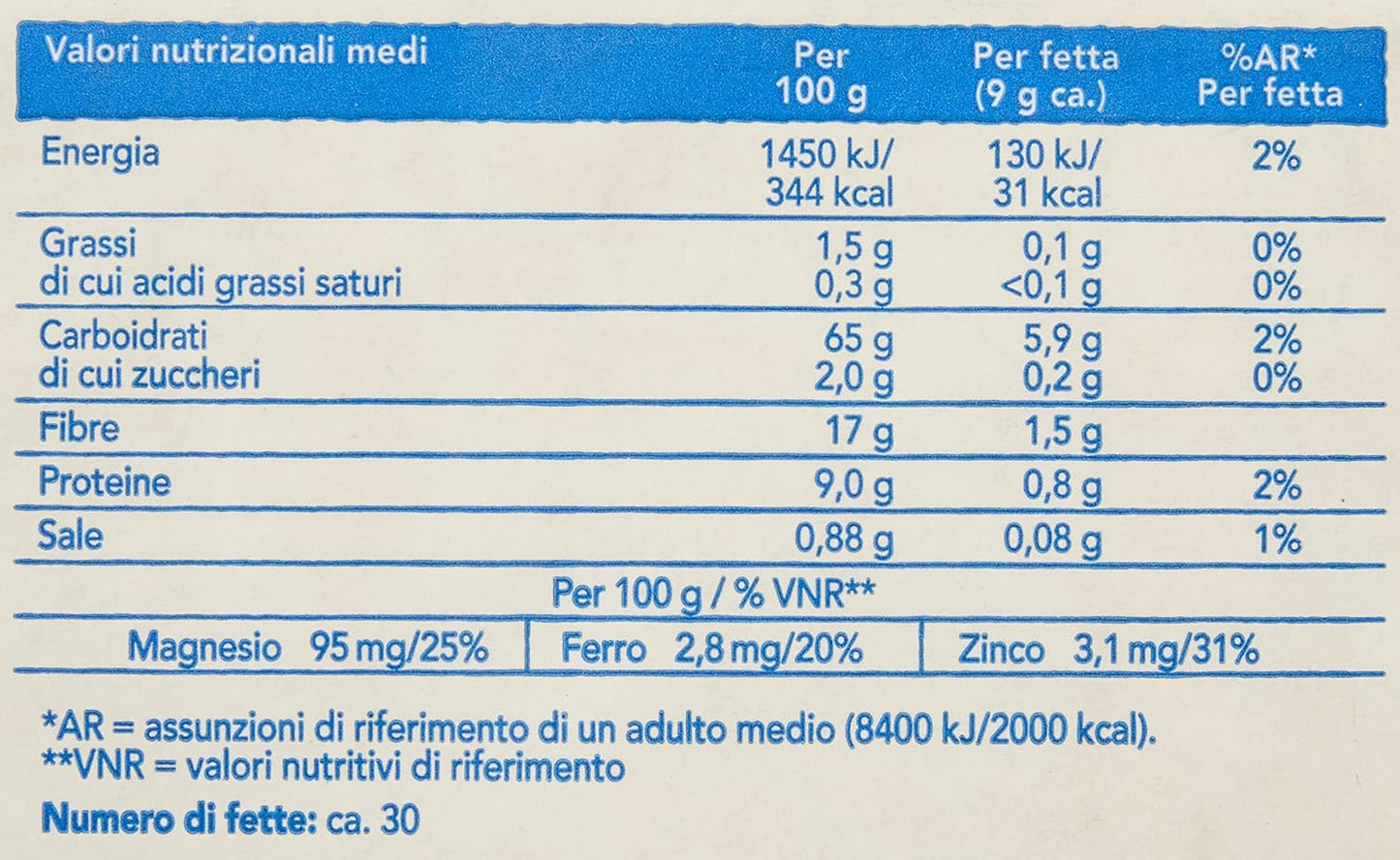 Wasa Integrale, Cracker Integrali e Ricchi di Fibre, 270 g, Extra-Sottili (Confezione da 6)