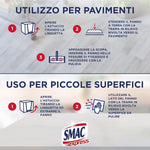 Smac Express - Panni Cattura Polvere 10+, Compatibili con Ogni Scopa, 40 Panni, Cattura e Trattiene Polvere, Sporco e Batteri, Tutti i Pavimenti e Superfici, Sostenibile, Maxi Formato, 36+4 Panni