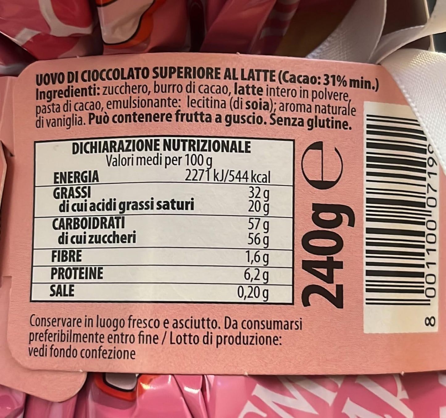 Balocco Uovo Emily Paris, 240 Gr.