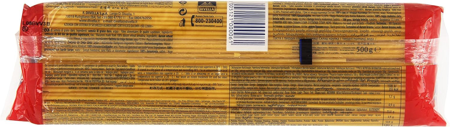 Divella Pasta Di Semola Bucatini, 500g