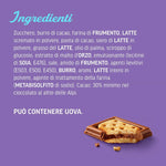 Milka Tuc Tavoletta di Cioccolato al Latte Ripieno di Biscotti Tuc, 100% Latte Alpino, Cacao Sostenibile, 87g, 1 pezzo [L'imballaggio può variare]