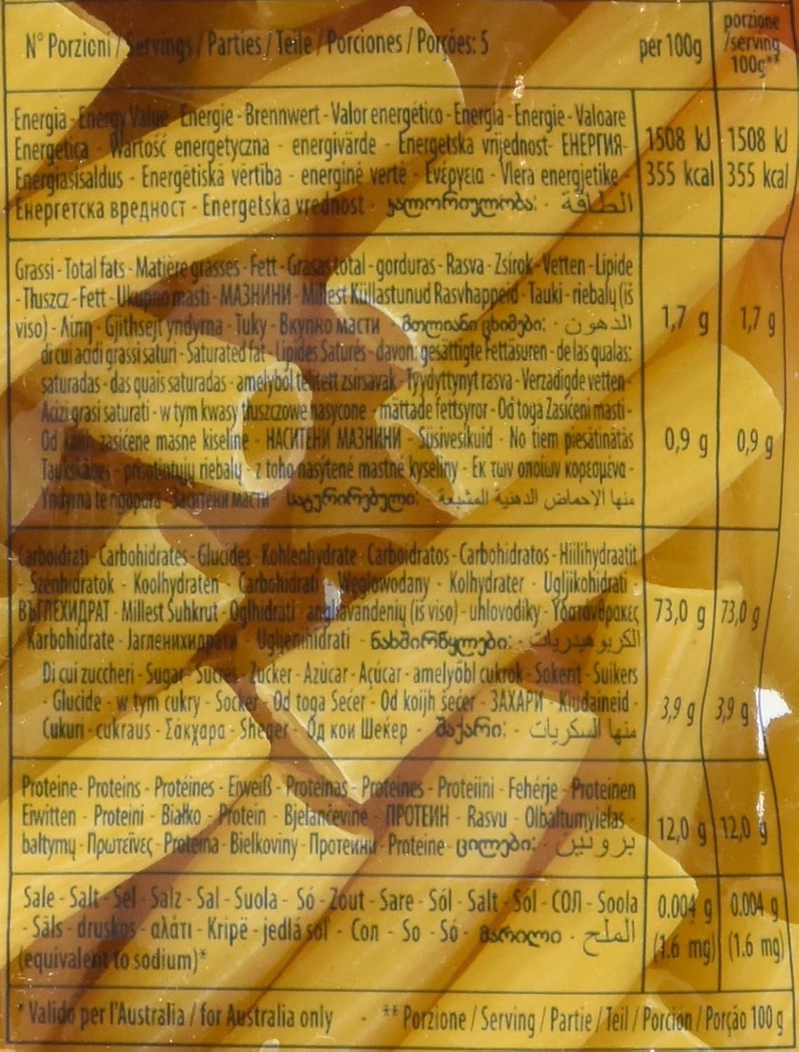 Divella 022 Elicoidali - 500 gr