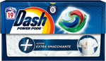 Dash Power Pods Detersivo Lavatrice In Capsule, 19 Lavaggi, Azione Extra-Smacchiante, Extra Rimozione Macchie, Efficace Anche A Freddo E In Cicli Brevi