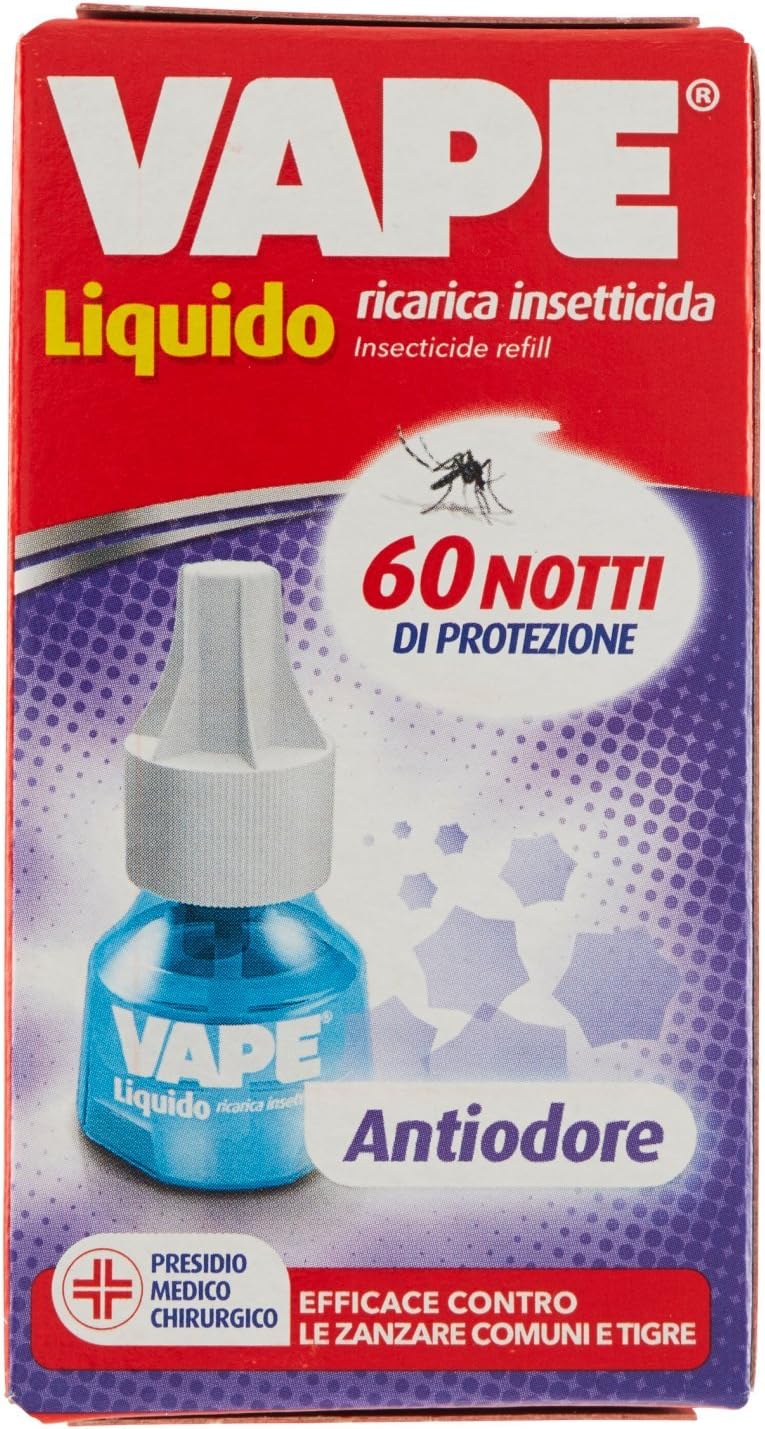 Vape - Liquido Ricarica Insetticida Antiodore - 2 ricariche