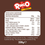 Pavesi Ringo Biscotti Farciti con Crema al Gusto Cacao per Colazione o Gustoso Snack, Senza Olio di Palma, Formato Famiglia - Confezione da 330 g