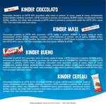 Kinder Happy Snack Sacco Rosso - 10 Snack Dolci al Cioccolato Assortiti, Sacco Speciale di Babbo Natale, Idea Regalo, Confezione da 290,5 gr