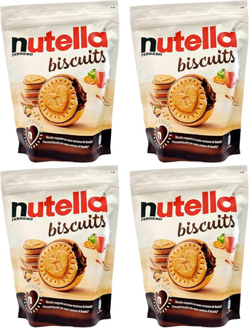 4 NUTELLA BISCUITS DA 304 GR - UN CUORE GRANDE IL BISCOTTO COL CUORE DI NUTELLA