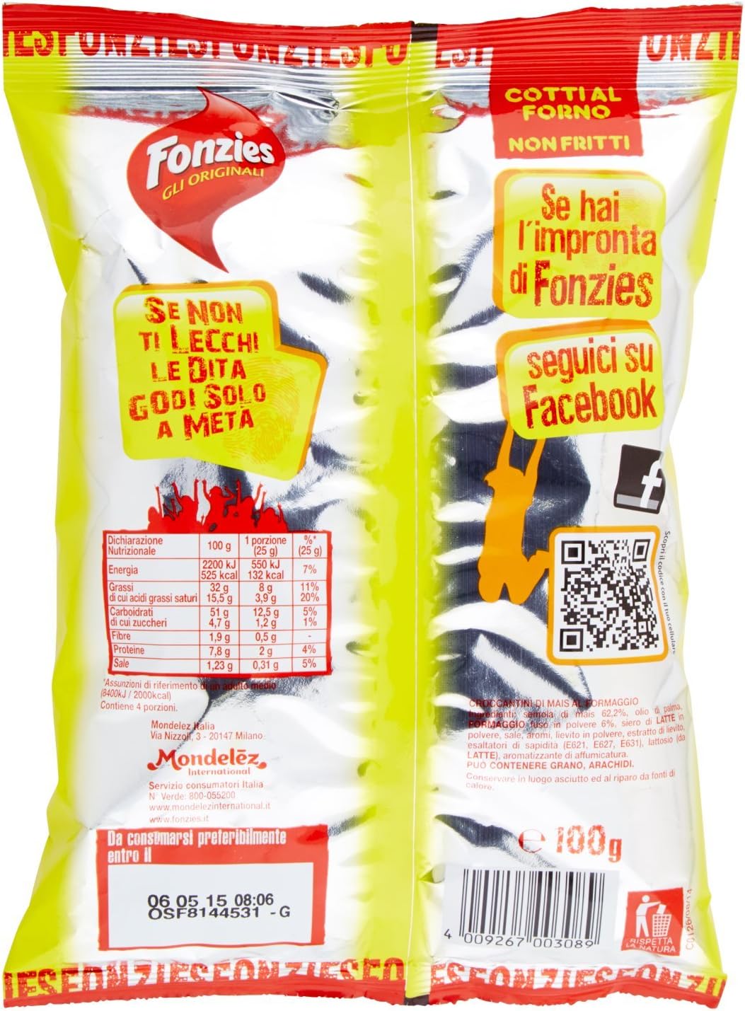Fonzies al Formaggio - 100 g