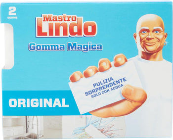 Mastro Lindo - La Gomma Magica, Con Doppio Strato - 4 confezioni da 2 gomme [8 gomme]