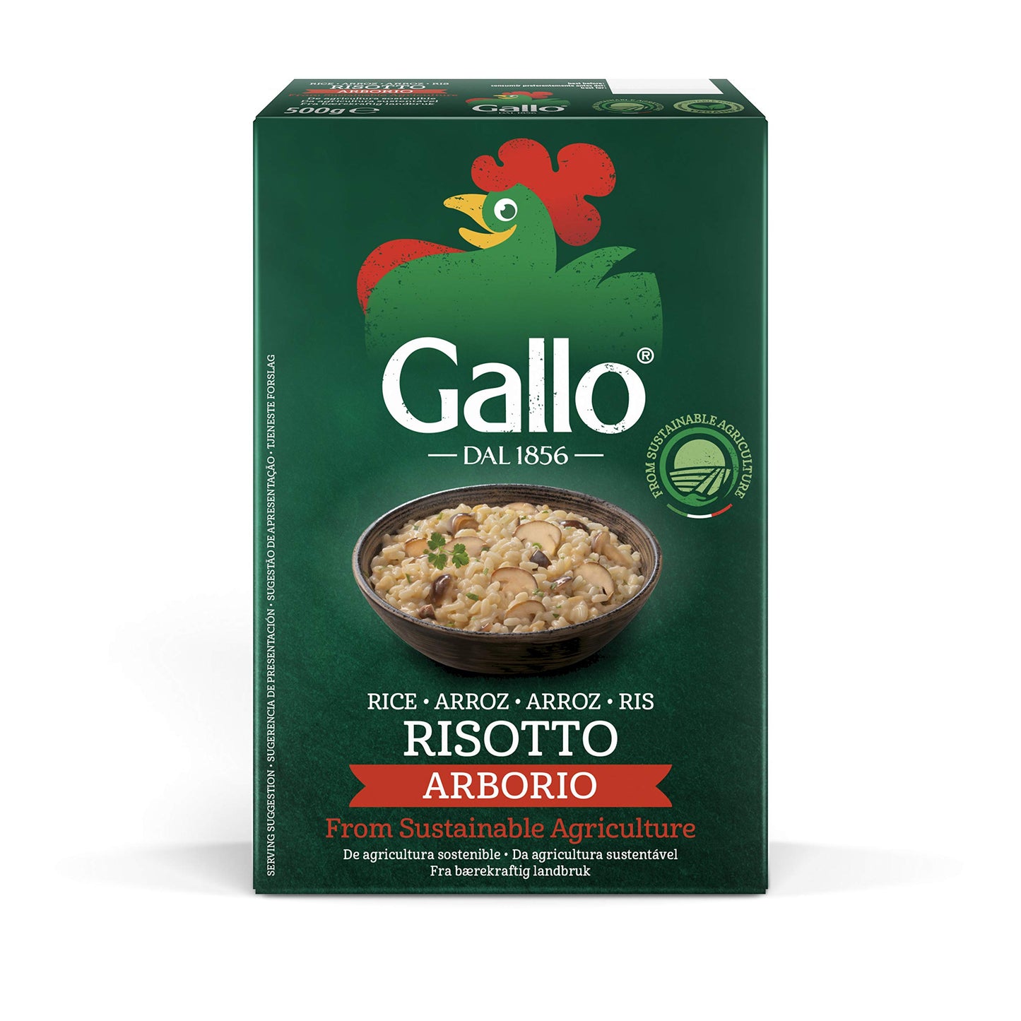 Riso Gallo Riso Arborio Risotto (500g) (Confezione da 6)