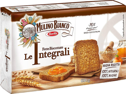 FETTE BISCOTTATE MULINO BIANCO INTEGRALI 6 X 630 GR