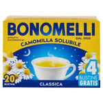 Bonomelli Camomilla Solubile Classica 20 bustine, Concentrato Estratto da Fiori Selezionati, Dona Momenti di Calma e Relax (Confezione da 2)