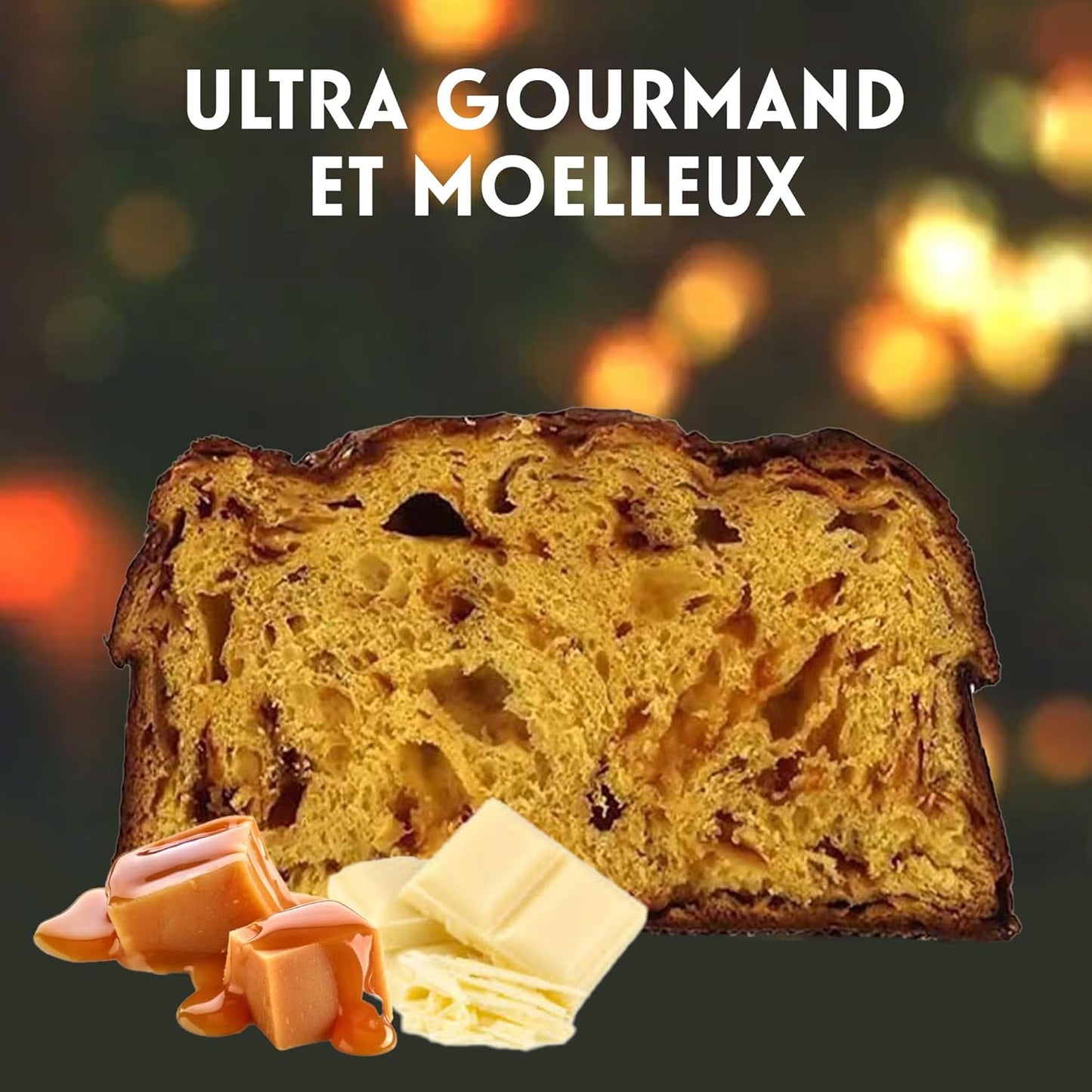 Vergani Panettone Caramello Salato 750g. Gourmet