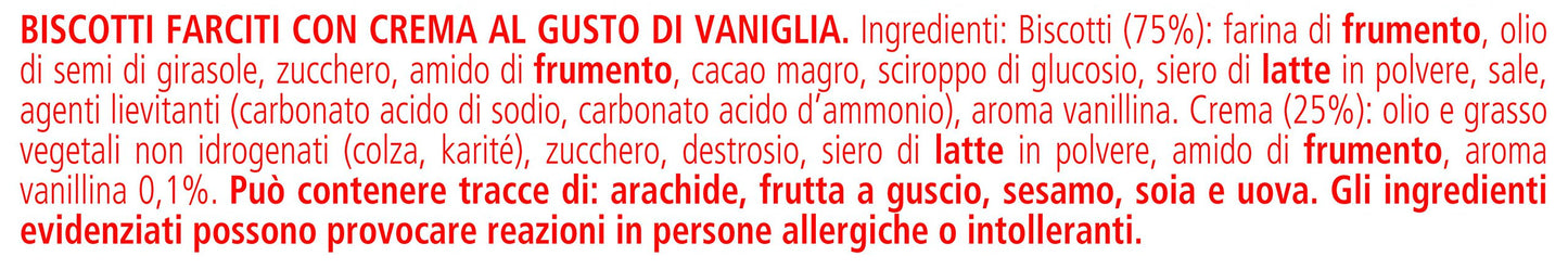 Ringo Pavesi - Biscotti gusto Vaniglia - 36 confezioni da 165g [5.94kg]