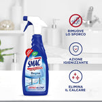 Smac Express - Bagno Igienizzante, Detergente Spray Multisuperficie con Azione Anticalcare, 650 ml