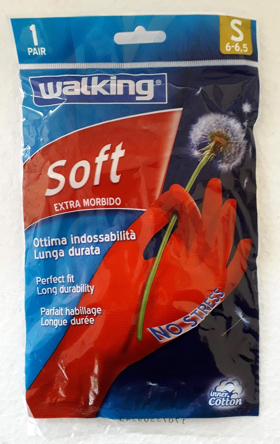 Zorzetto s.r.l. Walking Guanto Soft Felpato Taglia Small 6-6 1/2