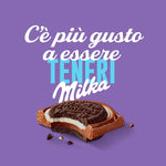 Milka, Oreo Sandwich, Tavoletta di Cioccolato al Latte Ripieno di Biscotti Oreo, 100% Latte Alpino, Cacao Sostenibile, 92g