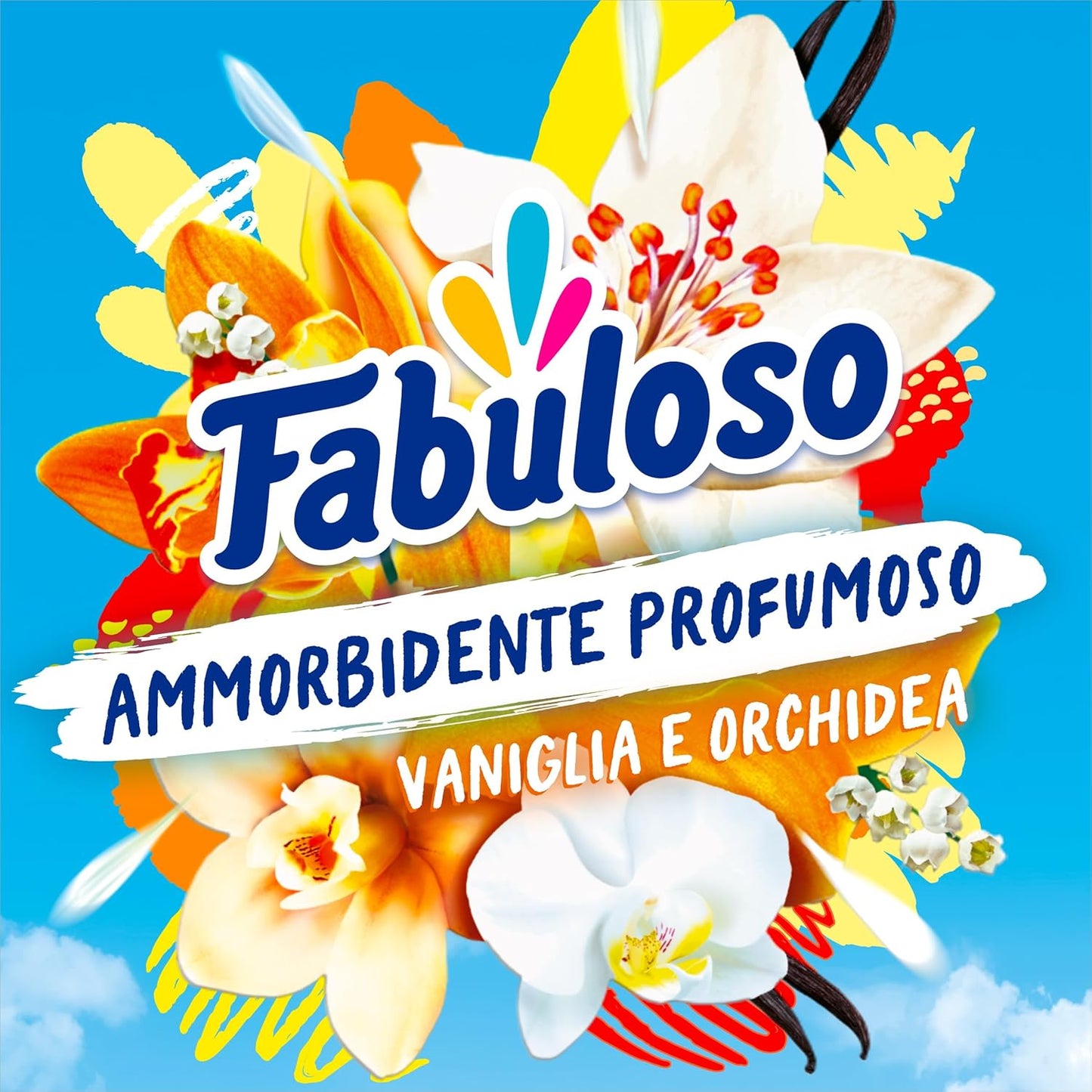 Fabuloso Ammorbidente Concentrato Profumato Vaniglia & Orchidea, 1.9L