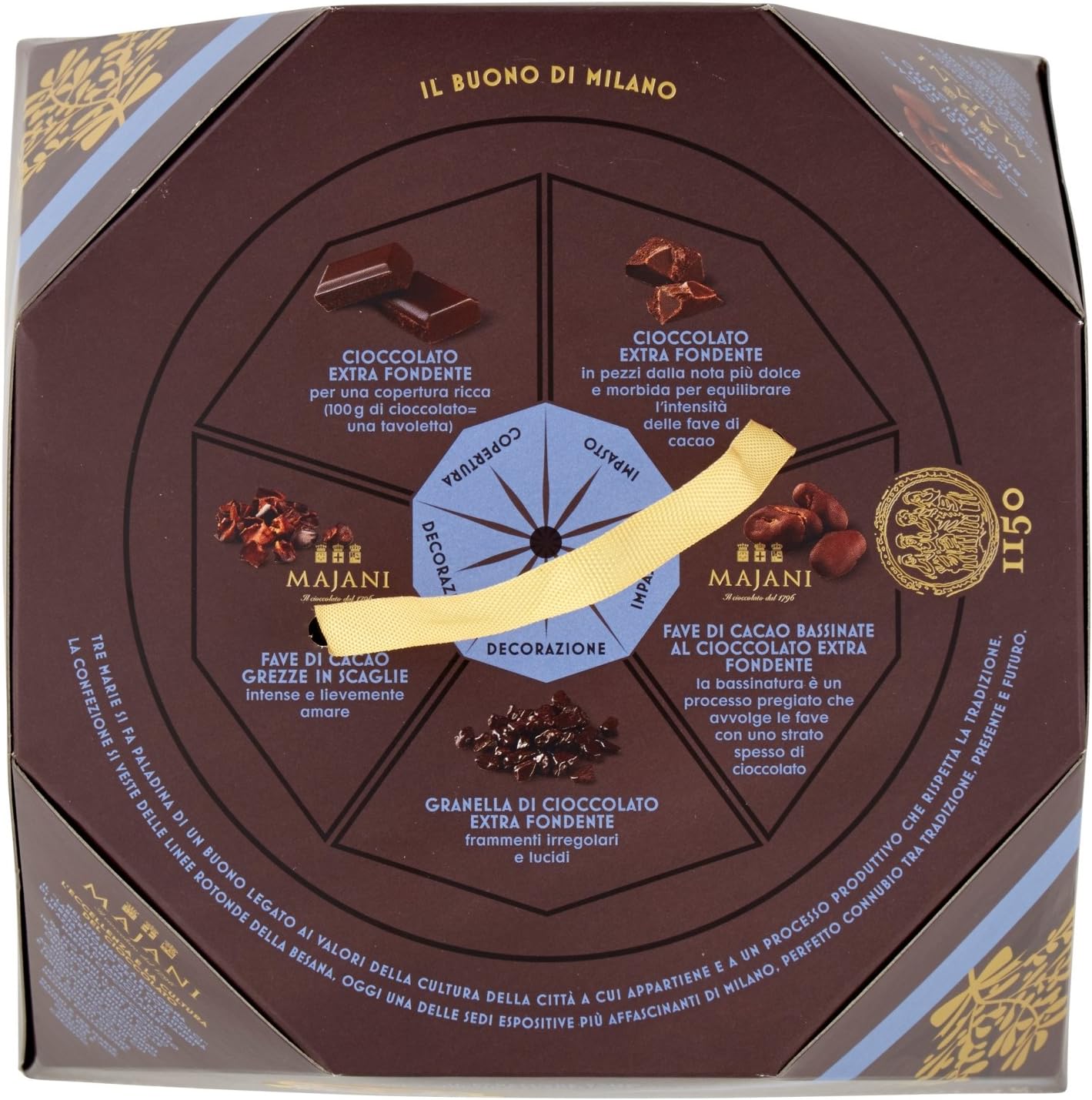 Tre Marie Panettone Re Noir, 900g