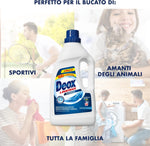 Deox - Detersivo Lavatrice Liquido Classico, 30 Lavaggi, Smacchia e Igienizza, con Formula Antiodore, 1500ml x 1 Confezione