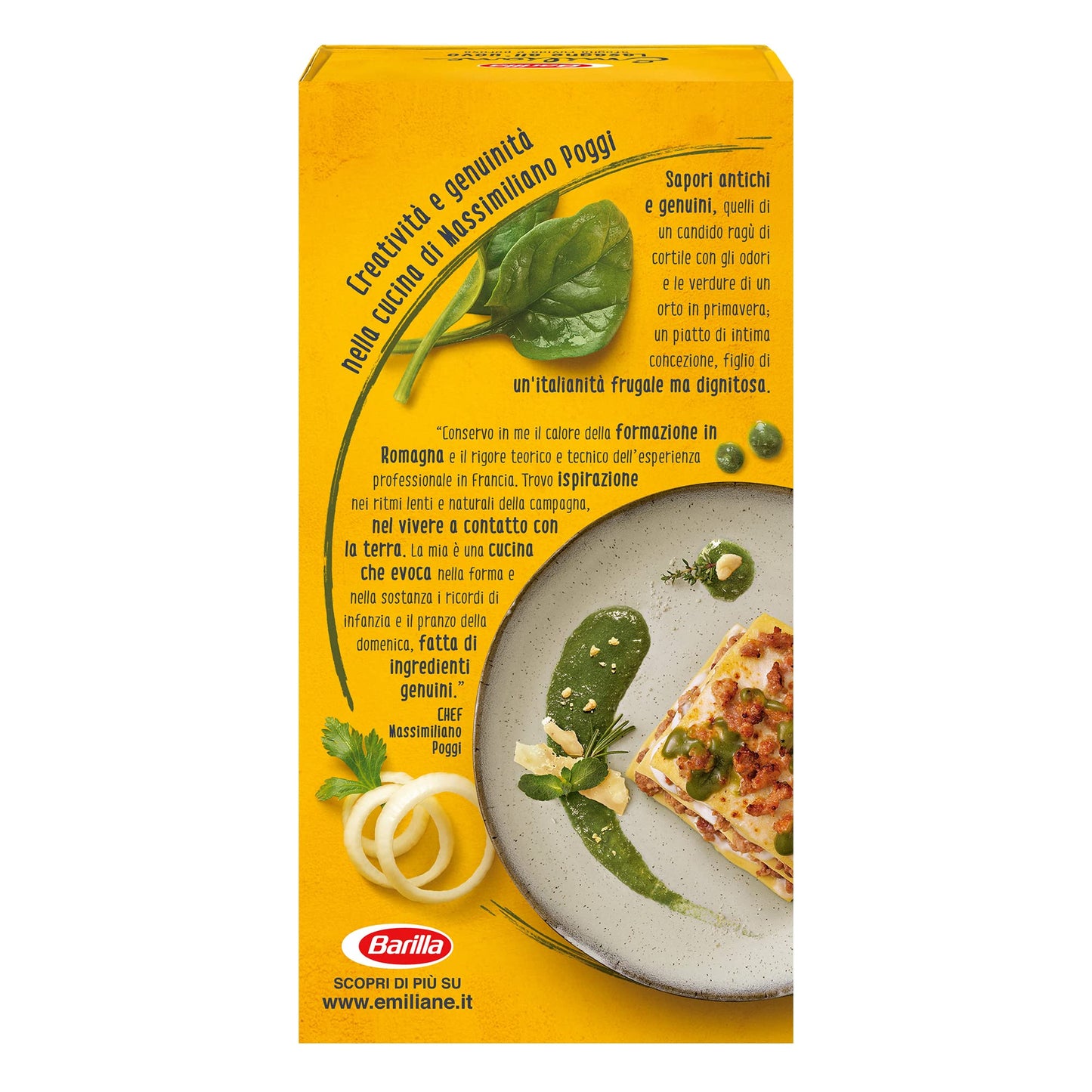 Barilla Pasta all' Uovo le Emiliane Lasagne Classiche, 500g (Confezione da 6)