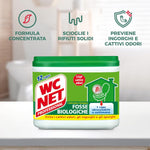 Wc Net Professional - Fosse Biologiche, Capsule Idrosolubili per WC, Scioglie gli Ingorghi, 12 Caps, 216 gr