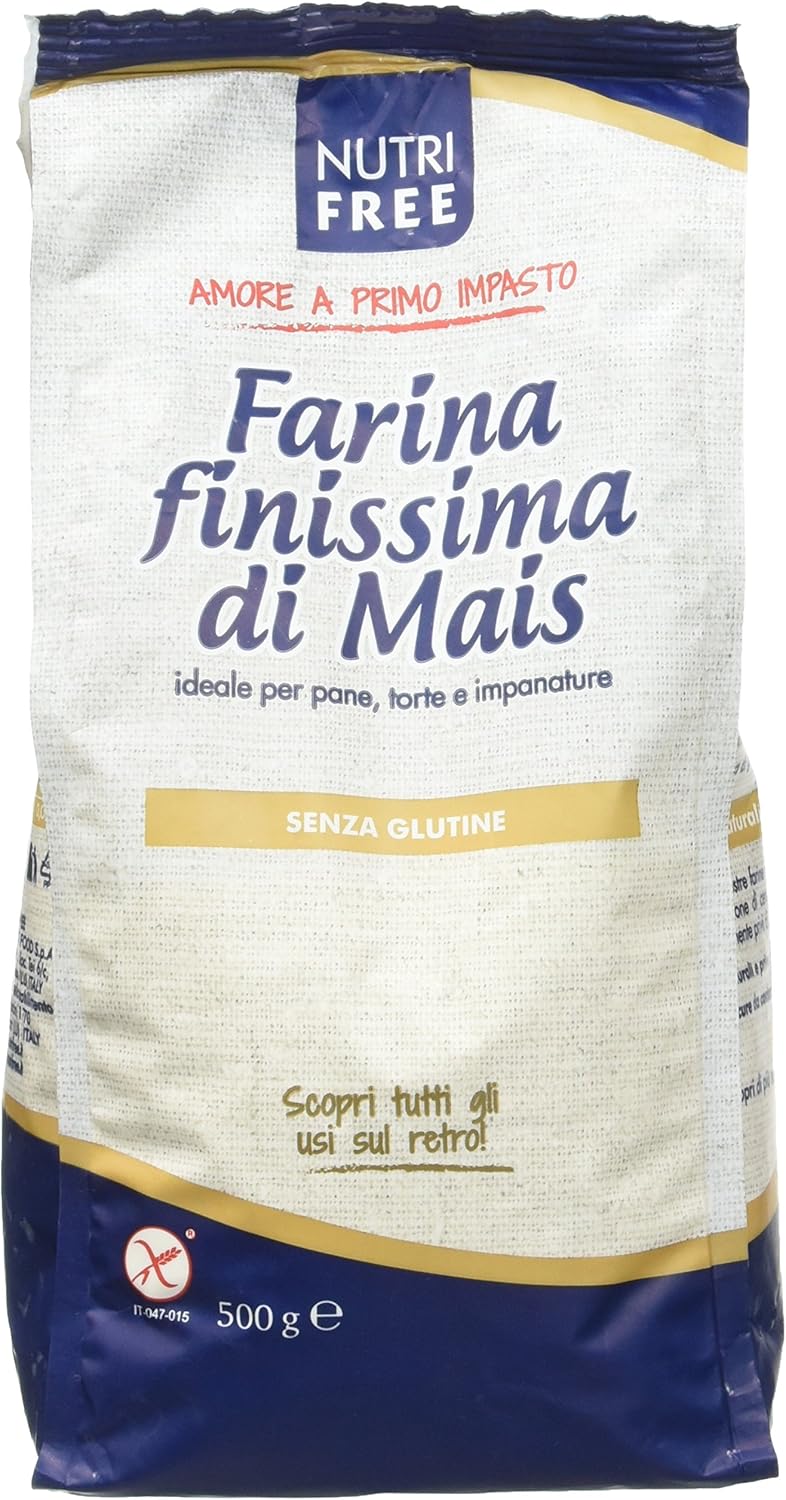 Nutrifree Farina Mais Finissima, Senza glutine - 500 g
