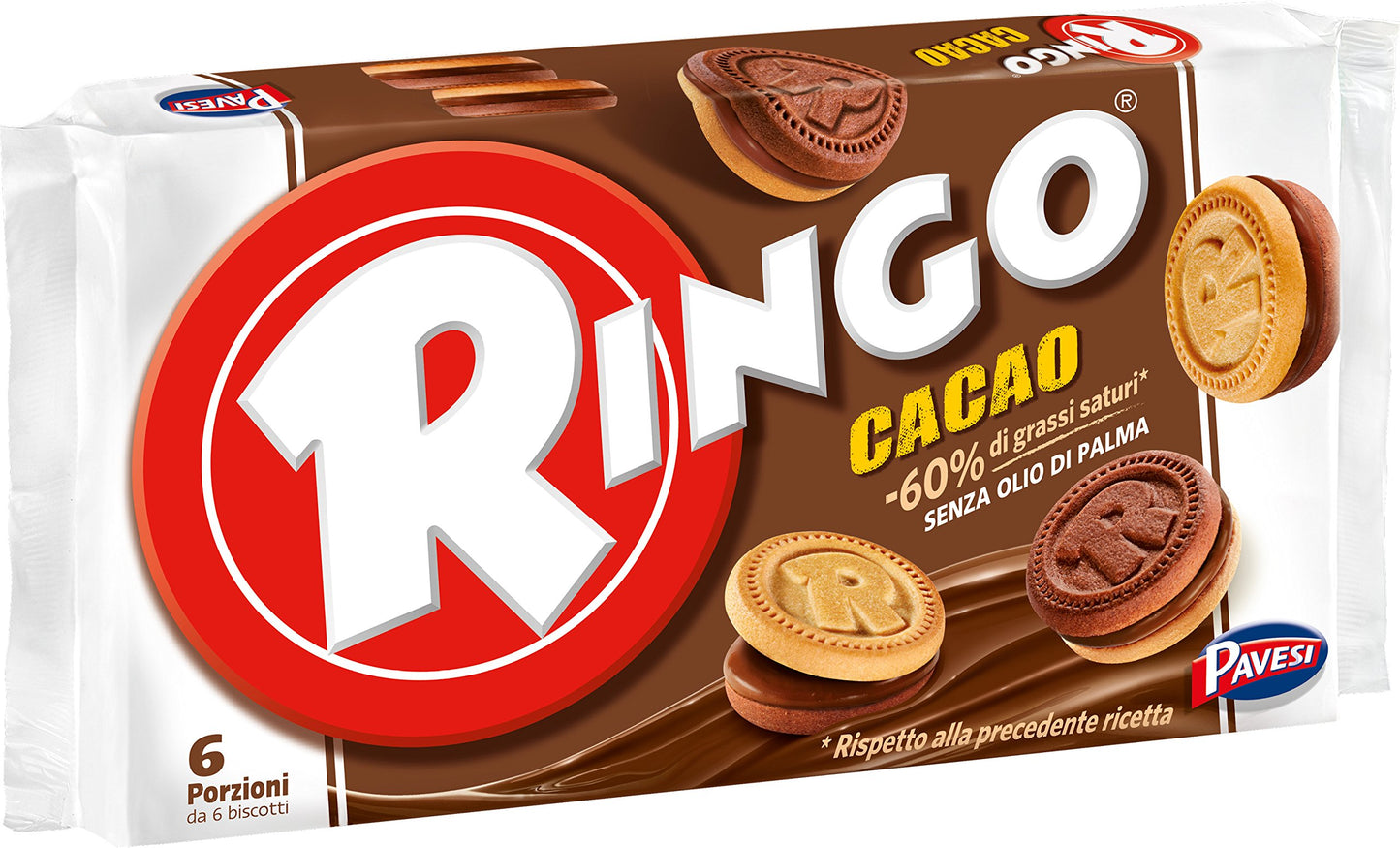 Ringo Pavesi - Cacao - 12 confezioni da 330 g [3.96kg]