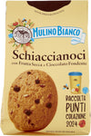 Mulino Bianco Biscotti Frollini Schiaccianoci Con Frutta Secca E Cioccolato Fondente, Senza Olio Di Palma, 300 G