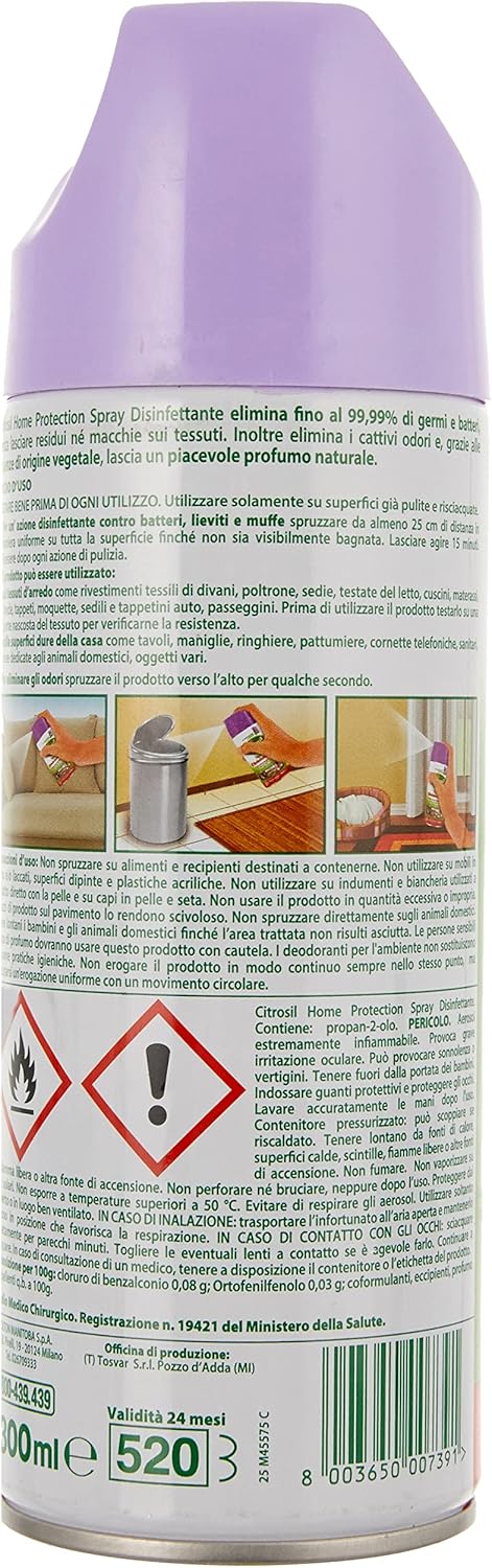 CITROSIL SPRAY DISINFETTANTE LAVANDA 300 ML