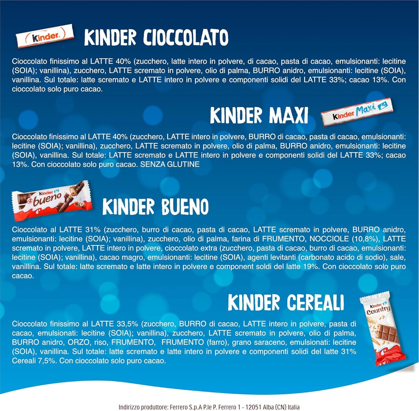 Kinder Happy Snack Sacco Rosso - 10 Snack Dolci al Cioccolato Assortiti, Sacco Speciale di Babbo Natale, Idea Regalo, Confezione da 290,5 gr