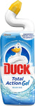 Duck Total Action Gel - Igienizzante Liquido per WC, Rimuove il Calcare, Profumo Marine