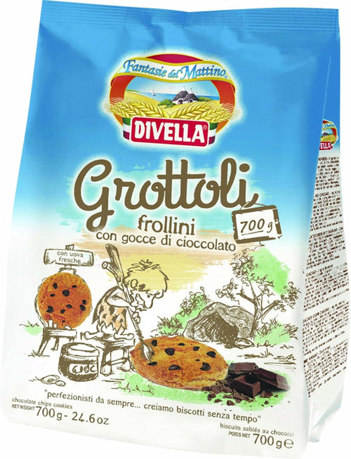 FANTASIE DEL MATTINO-frollini con gocce di cioccolata pacco da 700 gr