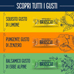 Orosolubile Brioschi al volo Limone - 15 Bustine di granulato digestivo e effervescente, da usare senz'acqua - Allo squisito gusto di limone - per un sollievo gustoso ed istantaneo - 15g
