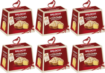 Balocco La Colomba Senza Canditi, Dolce Pasquale Tradizionale, 100g (6 Pezzi)