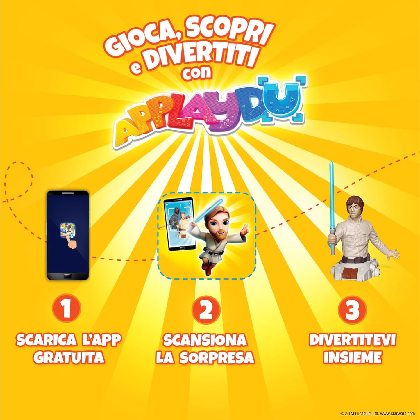 Kinder GranSorpresa Gigante Star Wars - Uovo di Pasqua Kinder 2025 di Finissimo Cioccolato al Latte con Sorpresa Star Wars, Idea Regalo Pasqua, 320 Grammi