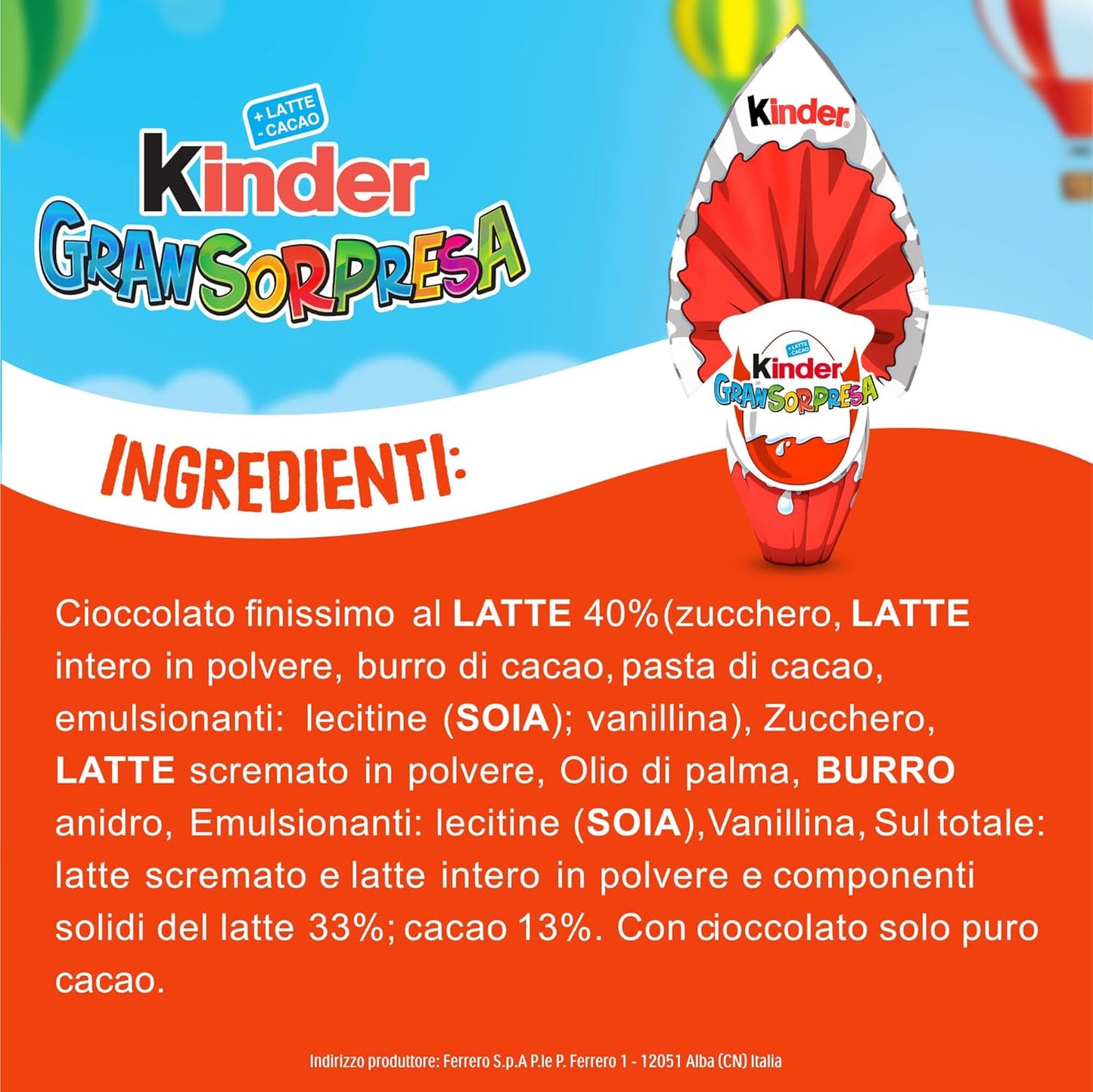 Kinder GranSorpresa Maxi Funko PoP Stranger Things - Uovo di Pasqua Kinder 2025, Finissimo Cioccolato al Latte con Sorpresa Funko PoP, Idea Regalo Pasqua, 220 Grammi