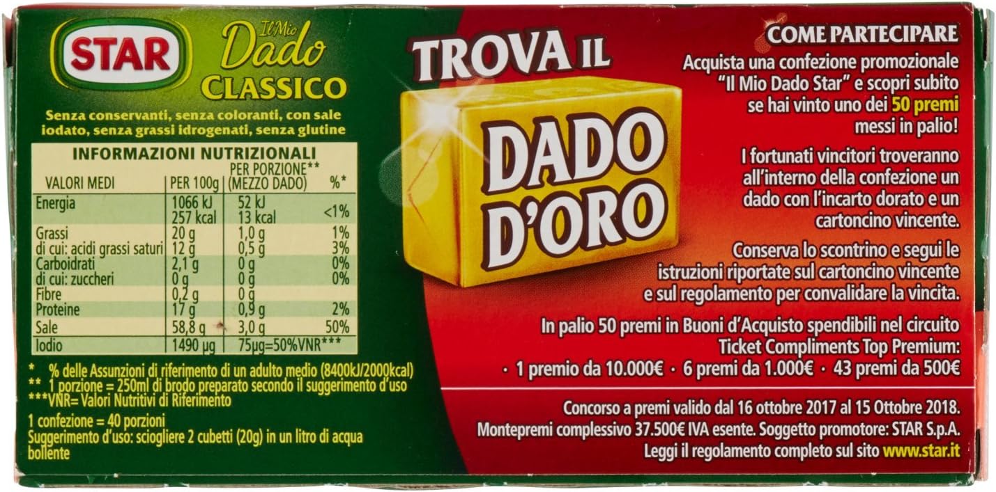 STAR Il Mio Dado Classico 20 DADI