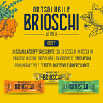 Orosolubile Brioschi al volo Limone - 15 Bustine di granulato digestivo e effervescente, da usare senz'acqua - Allo squisito gusto di limone - per un sollievo gustoso ed istantaneo - 15g