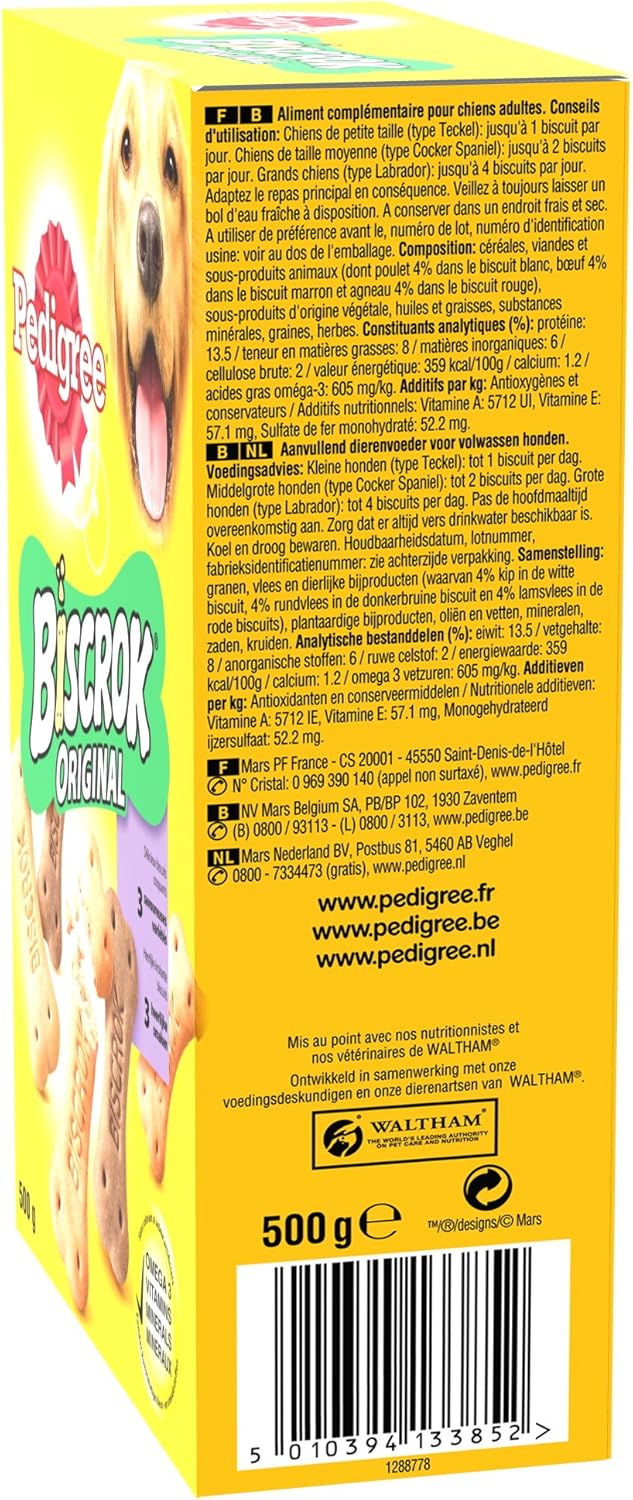 Pedigree Alimento per Cani Adulti - 500 gr