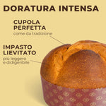 Panettone Artigianale alle Bollicine, 750 gr - Pasticceria Fraccaro 1932, Panettone Farcito con Crema Pasticcera arricchita di Prosecco DOCG - Gift Box