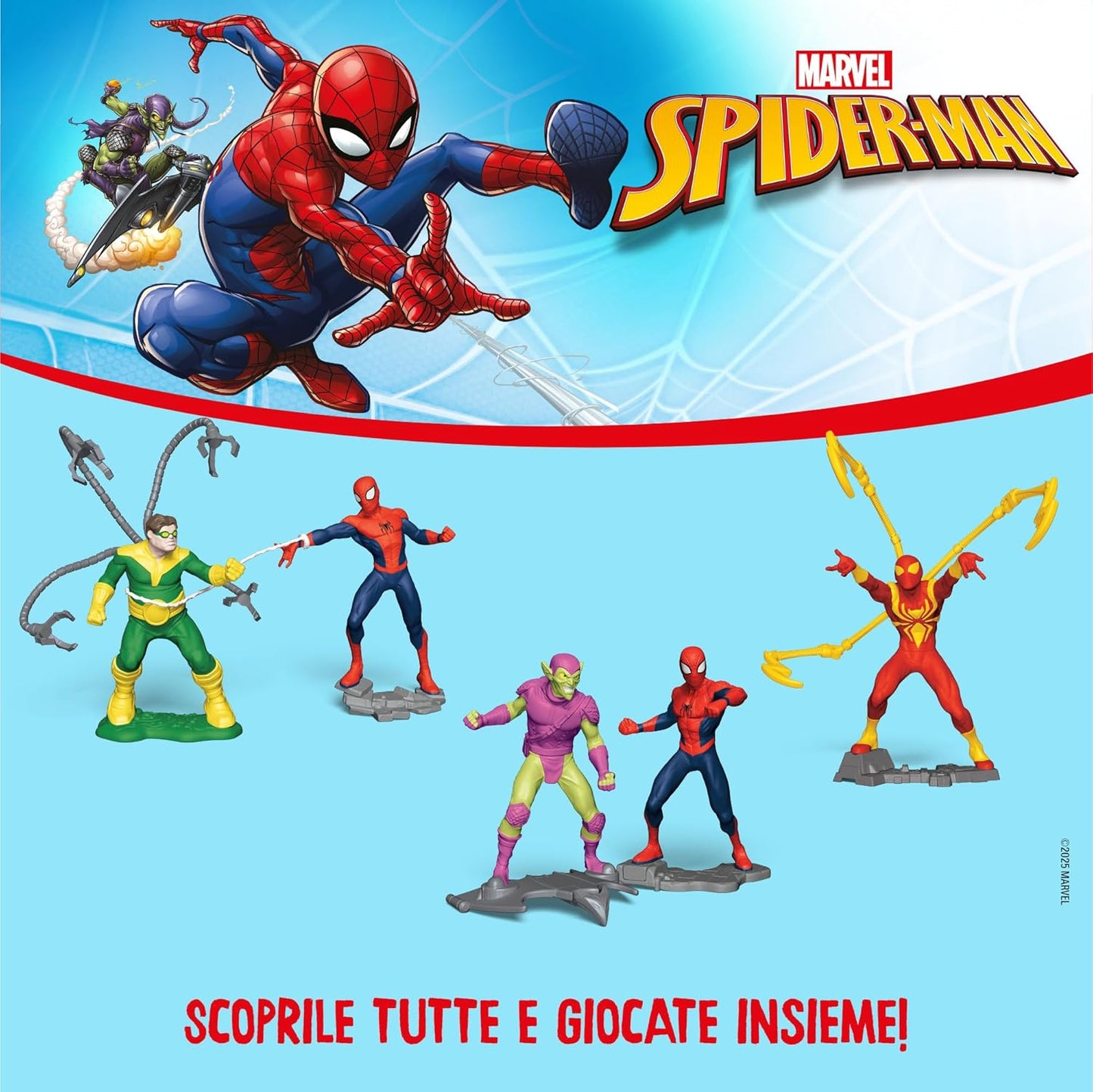 Kinder GranSorpresa Gigante Spiderman - Uovo di Pasqua Kinder 2025 di Finissimo Cioccolato al Latte con Sorpresa Spiderman, Idea Regalo Pasqua, 320 Grammi