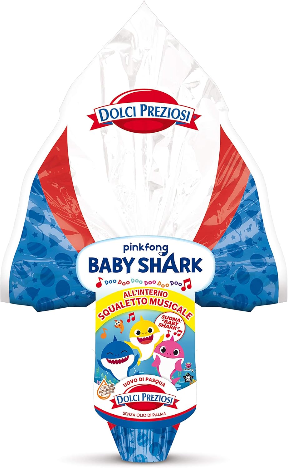 Uovo di Pasqua Cioccolato al latte 280 gr BABY SHARK