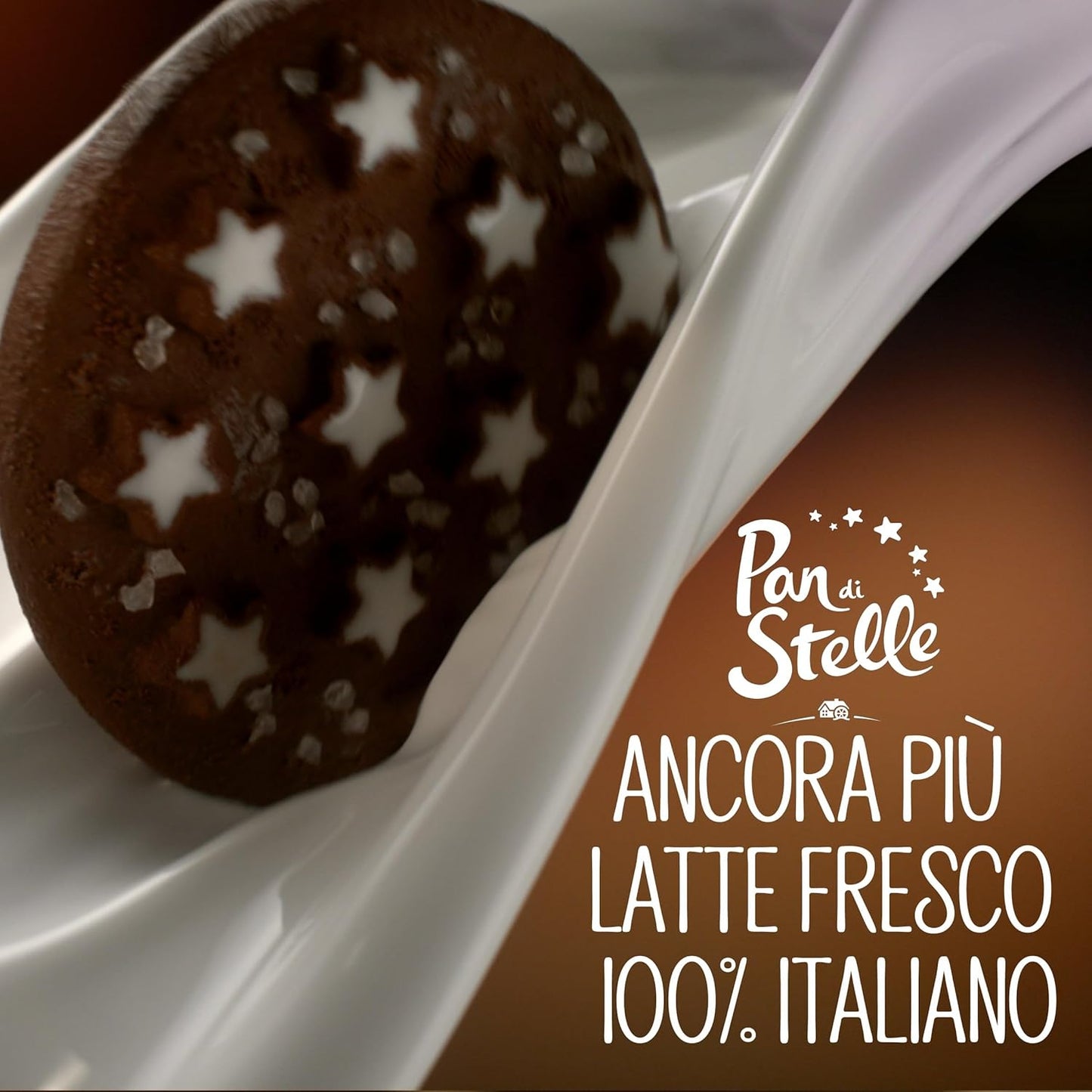 Pan di Stelle Biscotti Frollini con Cacao, Cioccolato e Latte Fresco Italiano, Colazione Ricca di Gusto, 350 g