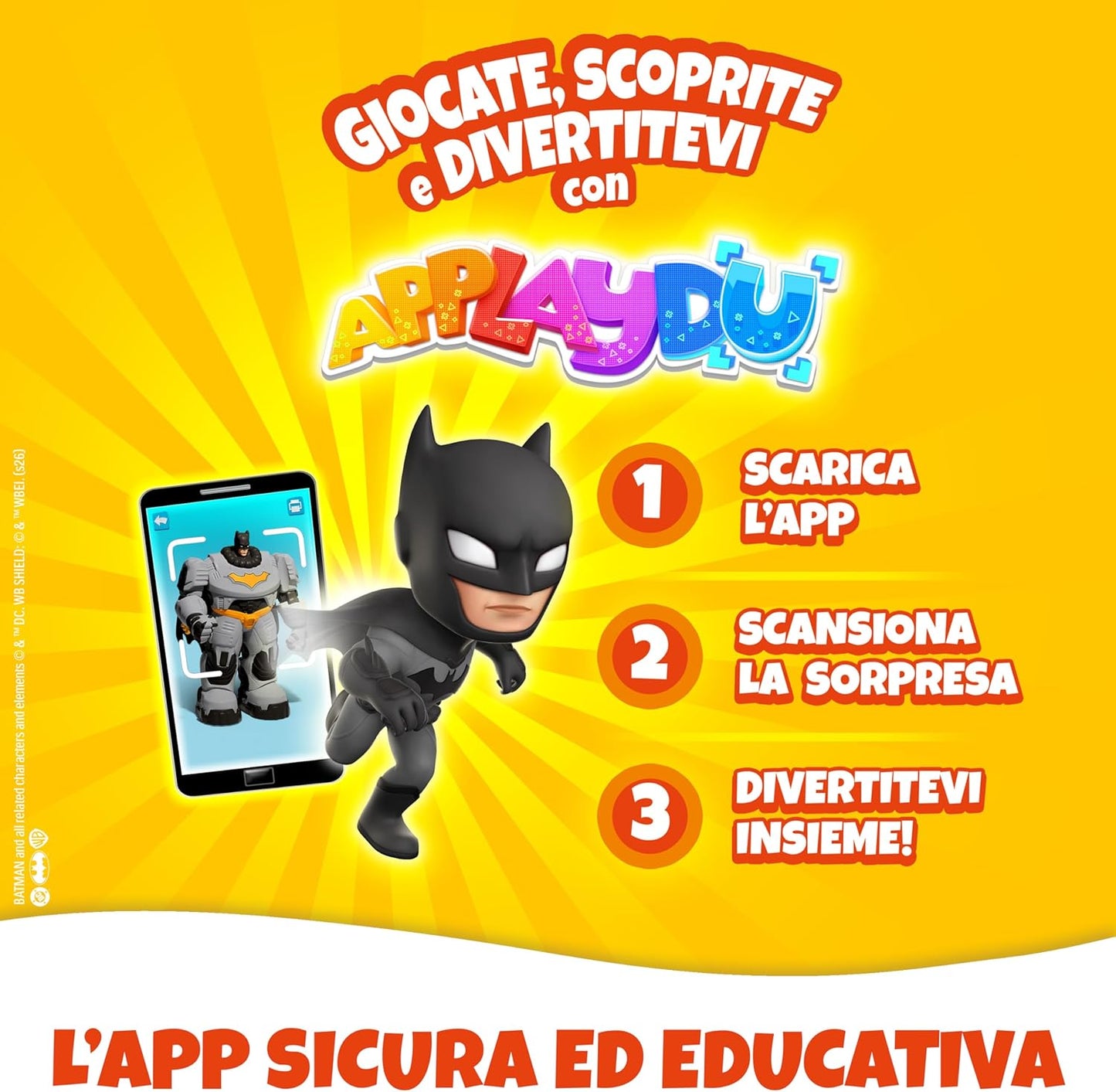 Kinder GranSorpresa Batman, Uovo di Pasqua Kinder 2026 di Finissimo Cioccolato al Latte con Sorpresa Batman, 150 g