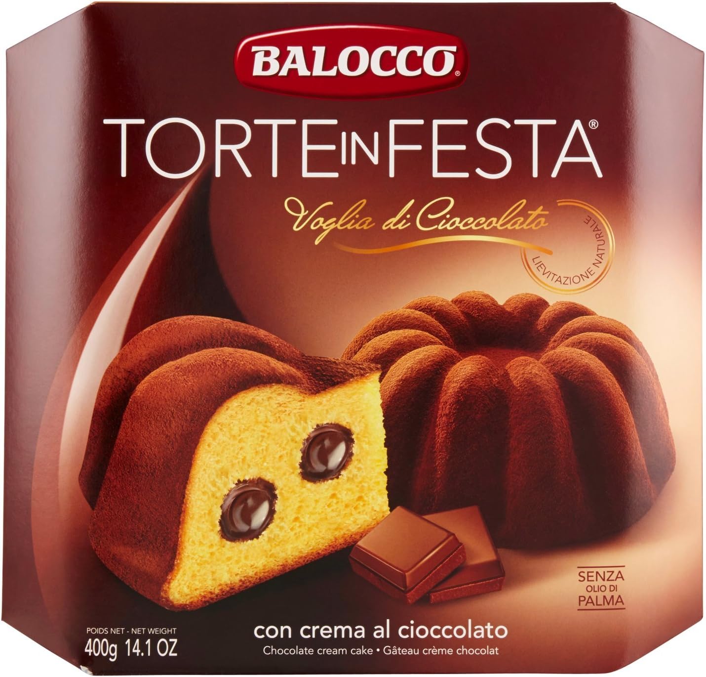 Balocco - Torte in Festa, con Crema al Cioccolato, 400 g