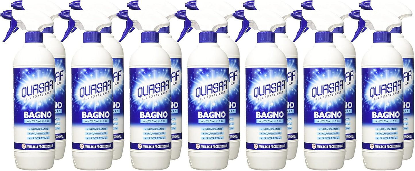 Quasar Bagno Base, Detergente - 14 pezzi da 650 ml [9100 ml]